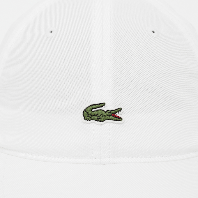 Lacoste Cap Small Croc blanc 79134 4