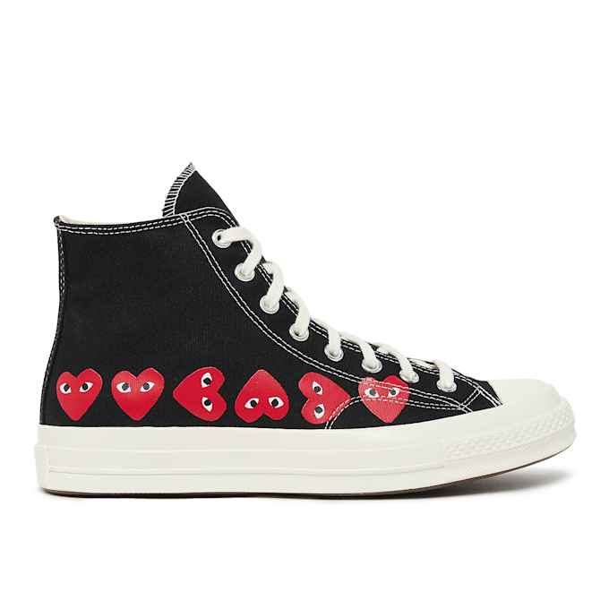 Comme des Garcons Play Multi Heart Chuck Taylor All Star '70 High noir 79924 2
