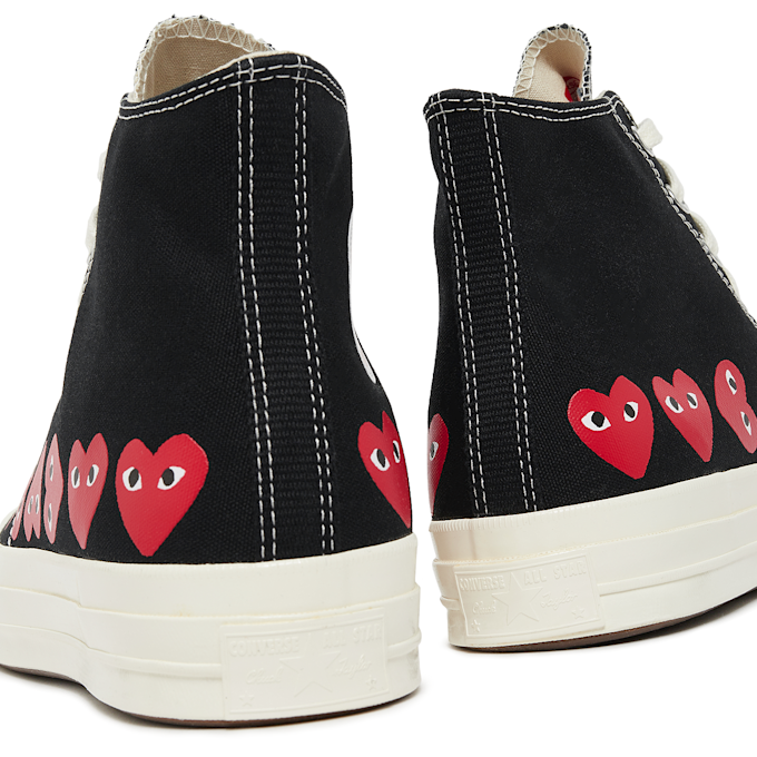 Comme des Garcons Play Multi Heart Chuck Taylor All Star '70 High noir 79924 5