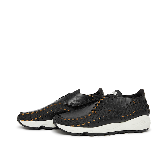 Nike Wmns Air Footscape Woven Premium "Black Croc" noir 79991 1