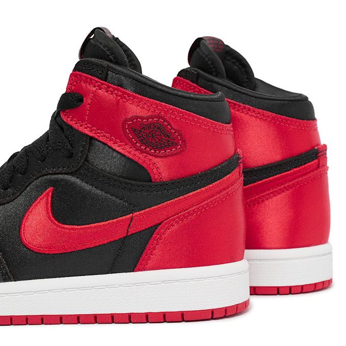 Jordan Air Jordan 1 High OG (PS) "Satin Bred" noir 80038 5