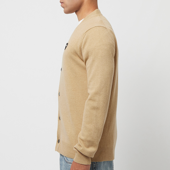 Comme des Garcons Play Play Cardigan Black Heart beige 80454 3