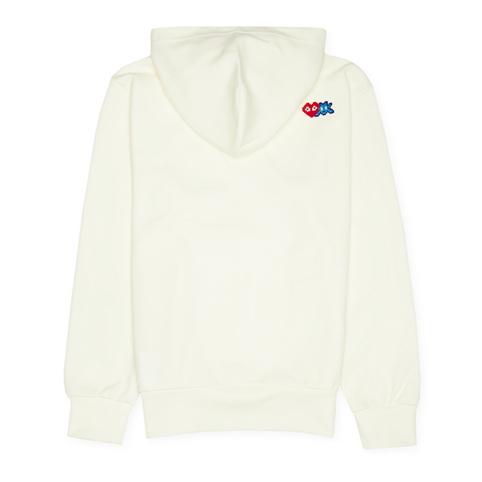 Comme des Garcons Play&nbsp; x The Artist Invader Hooded Zip Sweatshirt beige 81361 1