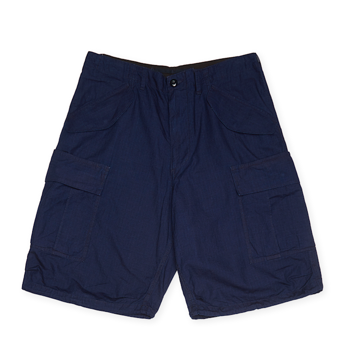 Beams Plus MIL 6Pocket Indigo Rip Stop blauw 82886 1