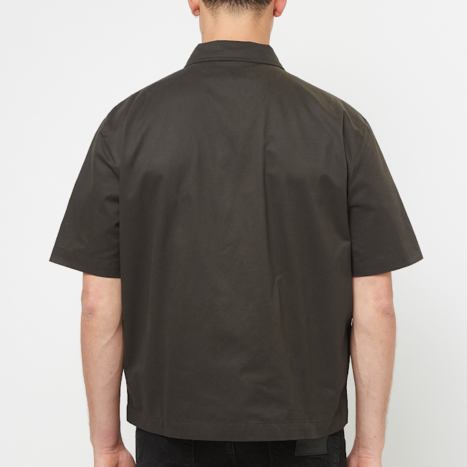 GR10K Solid Shortsleeve Shirt bruin 82991 4