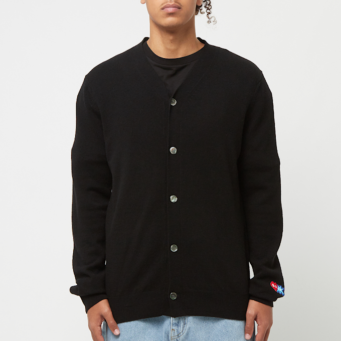 Comme des Garcons Play Knit Cardigan noir 83156 2