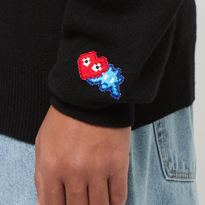 Comme des Garcons Play Knit Cardigan zwart 83156 5