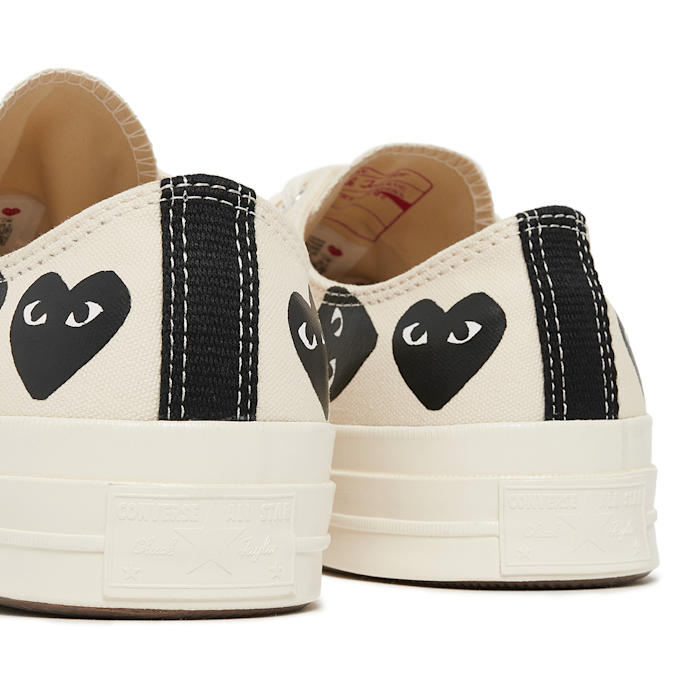 Comme des Garcons Play Multi Heart Chuck Taylor All Star '70 Low beige 83187 7