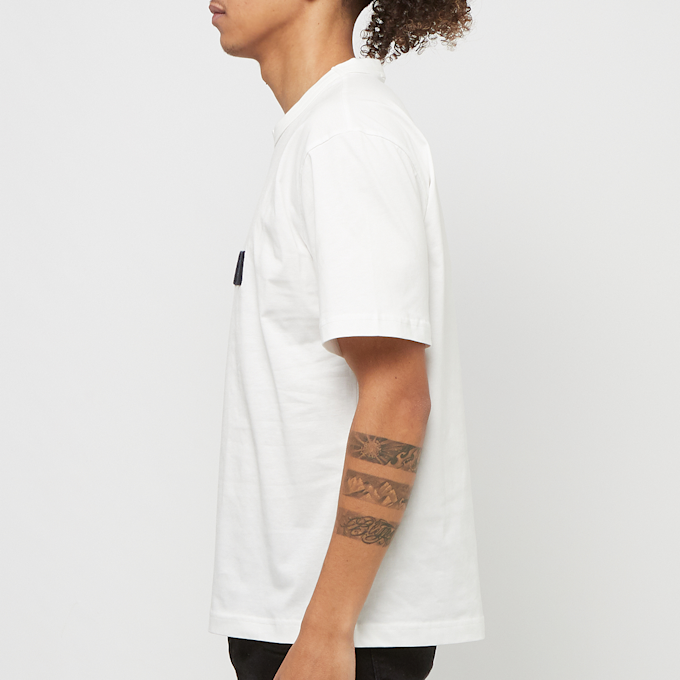 Sunnei Light Jersey Classic T-Shirt Big Logo Embroidered weiß 83623 3