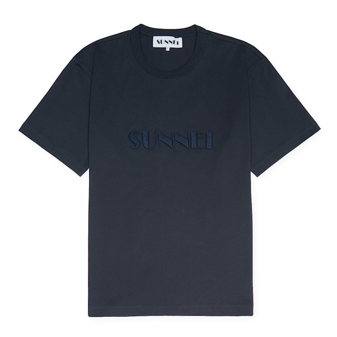 Sunnei Light Jersey Classic T-Shirt blau 83625 1