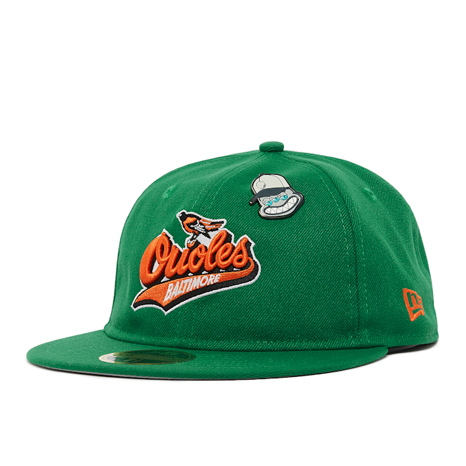 New Era MLB Coop Pin 59Fifty® Retro Crown Baltimore Orioles Otc green 83785 1