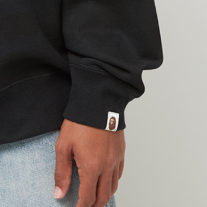 A Bathing Ape Ink Camo Ape Head Badge Crewneck noir 83795 5