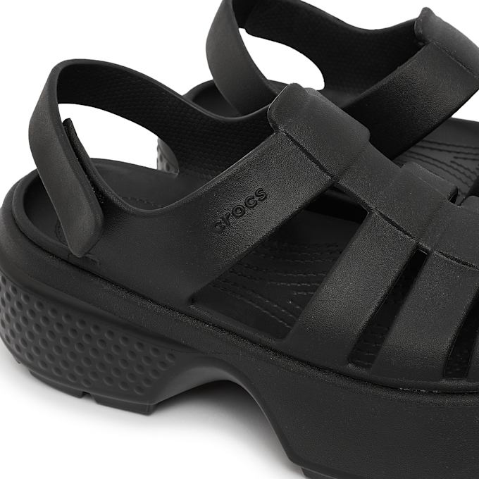 Crocs Stomp Fisherman Sandal schwarz 83841 5