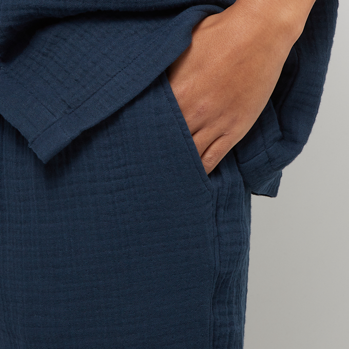 Daily Paper Enzi Seersucker Short blau 83975 6