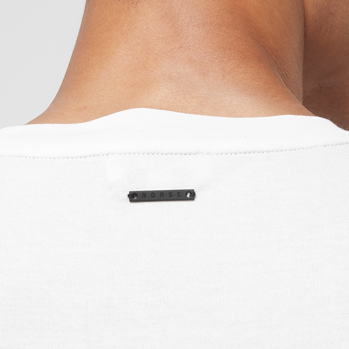 Norse Projects Jakob Cotton Crepe T-shirt blanc 84022 5