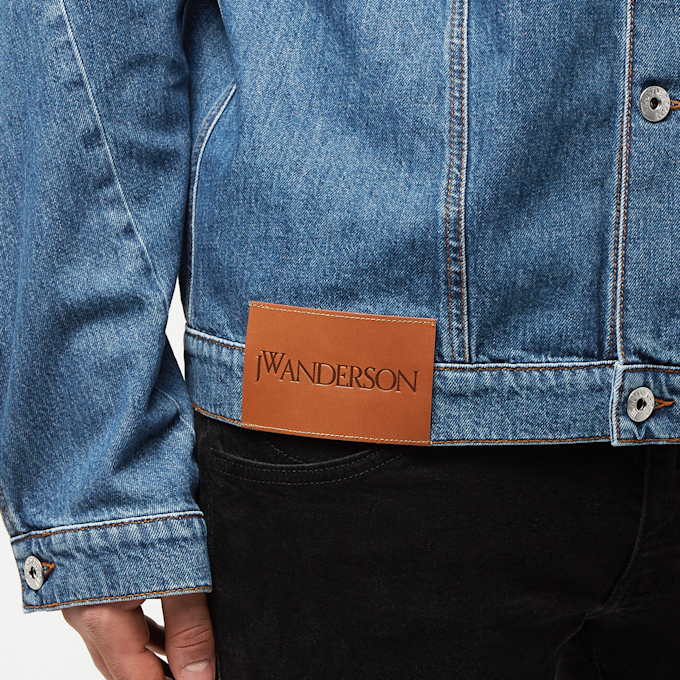 J. W. Anderson Twisted Denim Jacket blau 84347 7