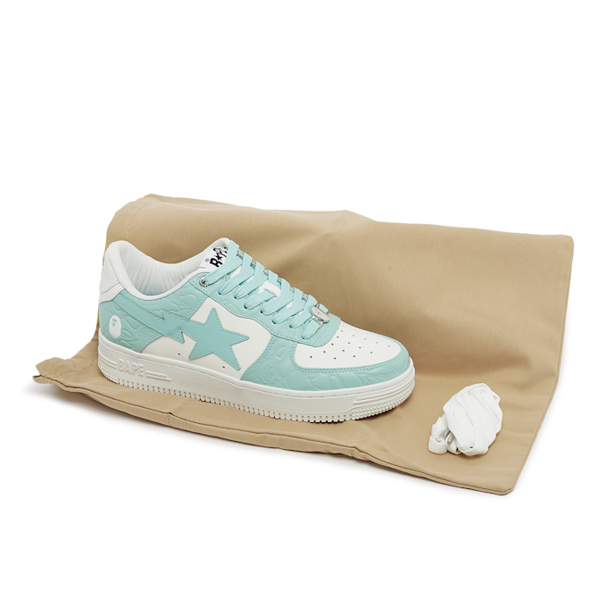 A Bathing Ape Wmns Bape Sta #4 L bleu 84403 8