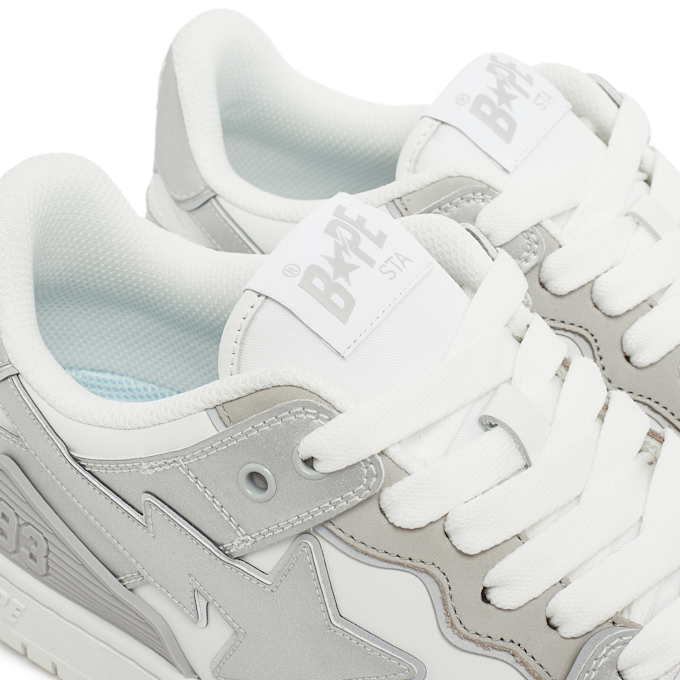 A Bathing Ape Wmns Bape Sk8 Sta #4 L weiß 84407 6