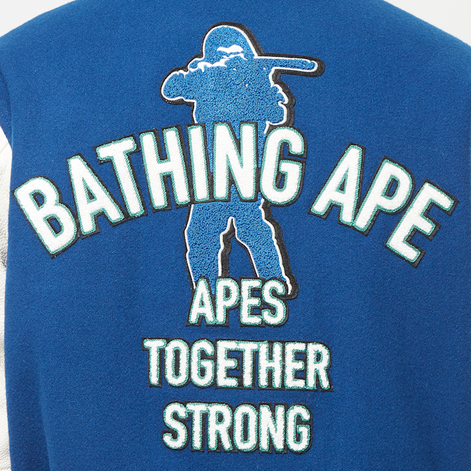 A Bathing Ape Varsity Jacket blauw 84739 6