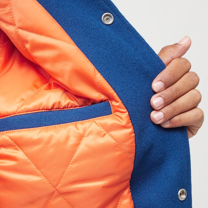 A Bathing Ape Varsity Jacket bleu 84739 7