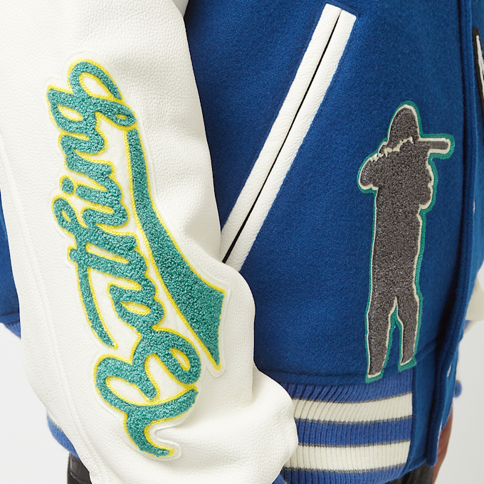 A Bathing Ape Varsity Jacket blau 84739 8