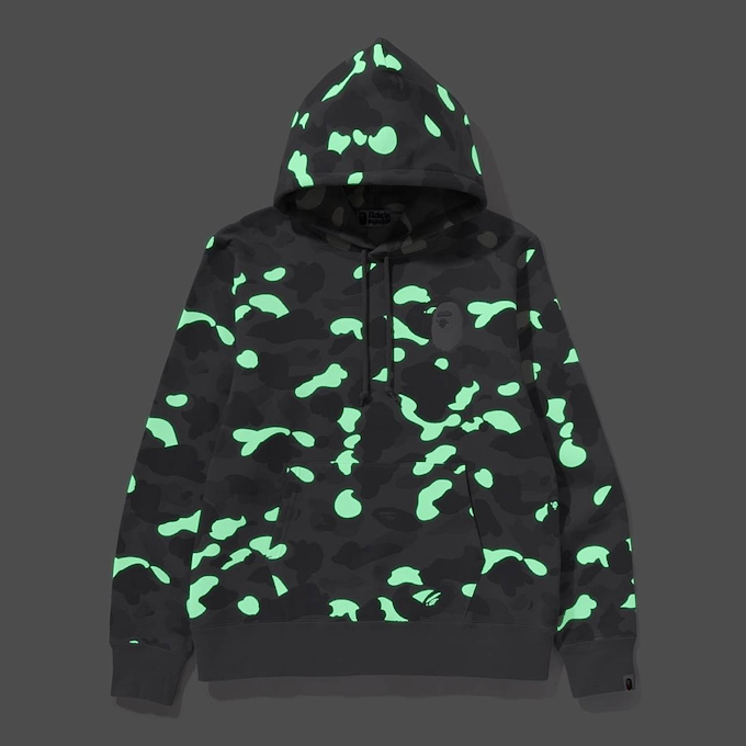 A Bathing Ape City Camo Large Ape Head Hoodie black 84741 7