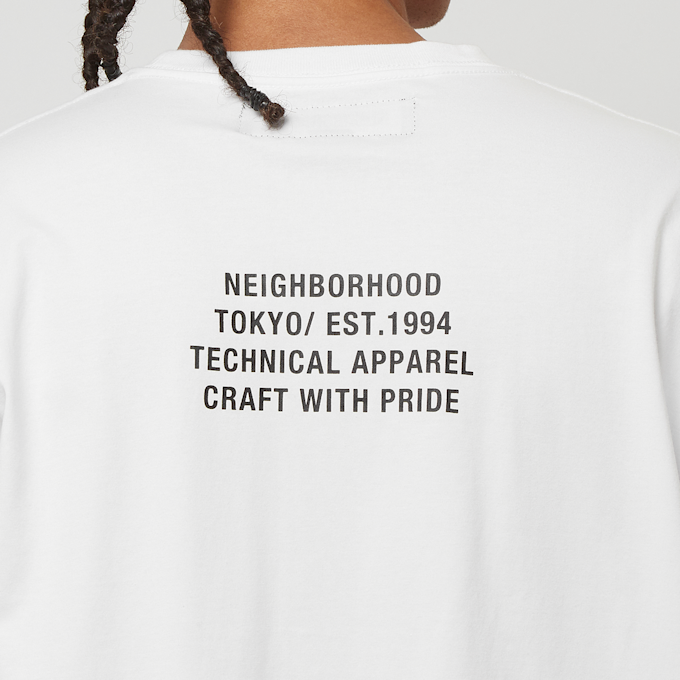 Neighborhood Sheltech Pocket T-Shirt weiß 89980 6