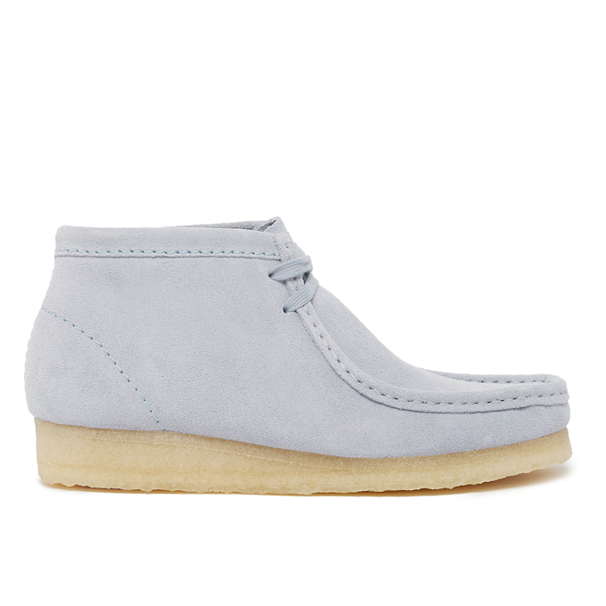 Clarks Wmns Wallabee Boot blau 84953 2
