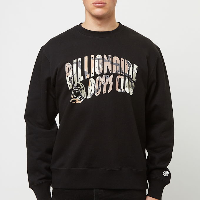 Billionaire Boys Club Camo Arch Logo Crewneck black 89008 2