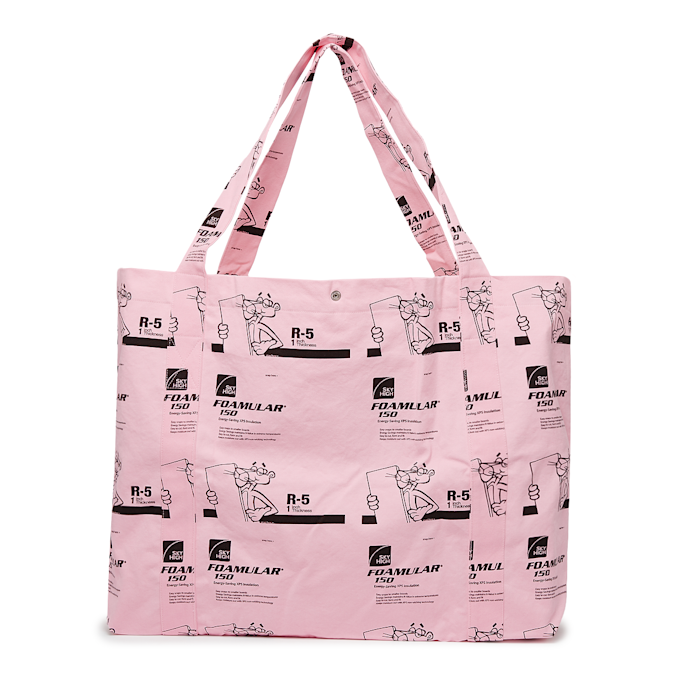 Sky High Farm Insulation Print Tote Bag Woven rosa 90506 1