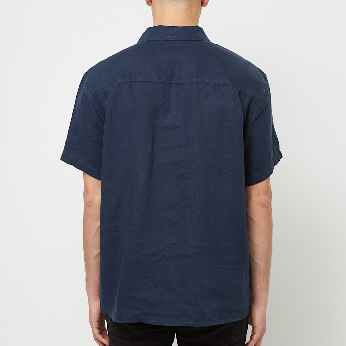 Dickies Linen Shortsleeve Work Shirt blau 89615 4