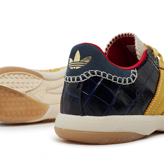 adidas Originals x Wales Bonner Samba Millennium "Fade Gold Navy Croc" yellow 85110 5