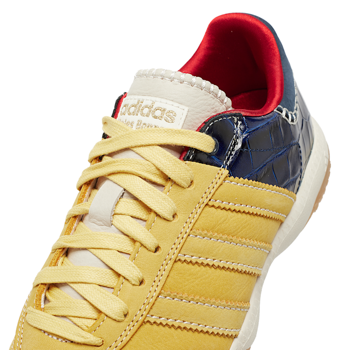 adidas Originals x Wales Bonner Samba Millennium "Fade Gold Navy Croc" geel 85110 6