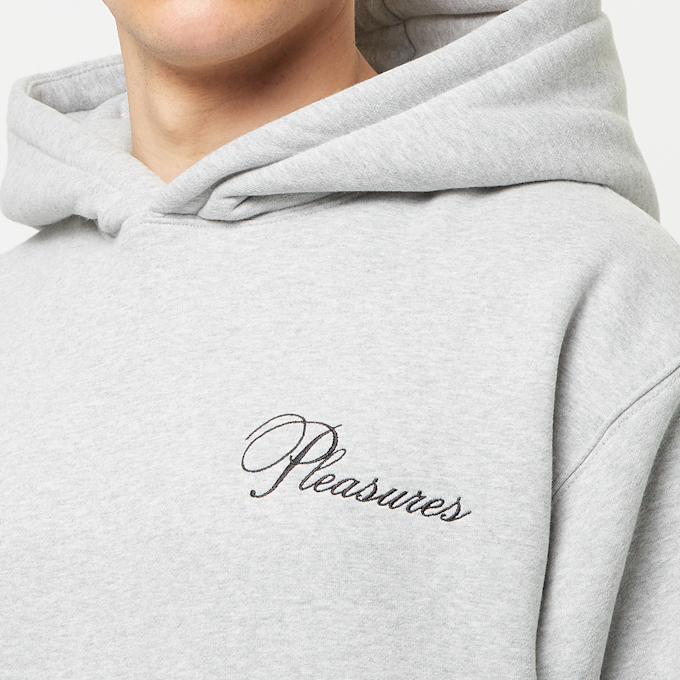 Pleasures Cafe Hoodie grey 88206 5