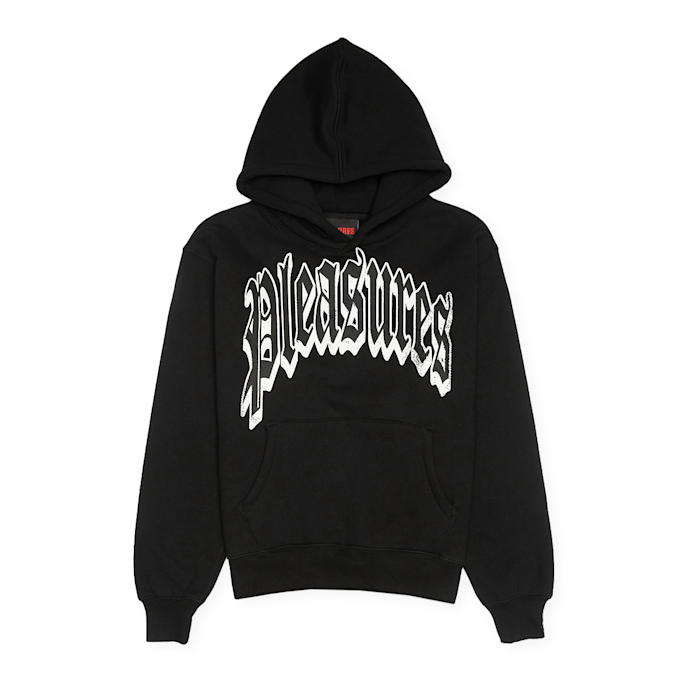 Pleasures Twitch Hoodie black 89618 1