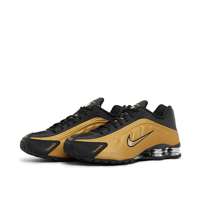 Nike Wmns Shox R4 "Metallic Gold" zwart 86727 1