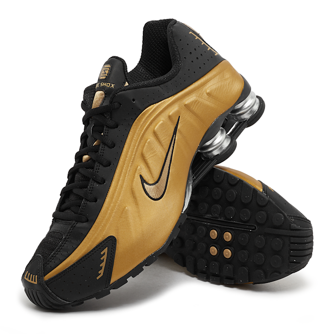 Nike Wmns Shox R4 "Metallic Gold" schwarz 86727 7