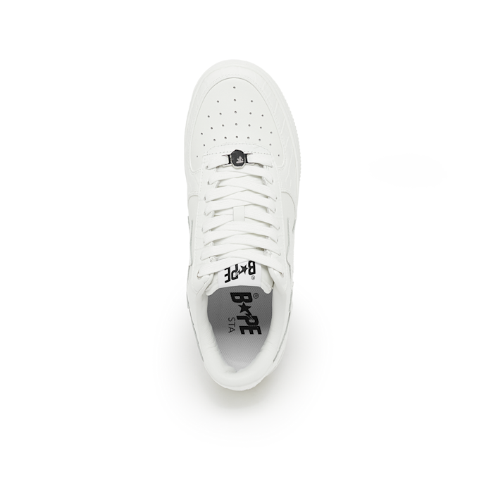 A Bathing Ape Wmns Bape Sta #3 L white 85275 4