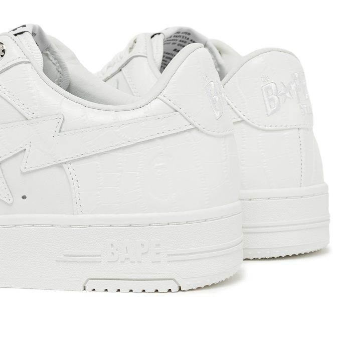 A Bathing Ape Wmns Bape Sta #3 L white 85275 5