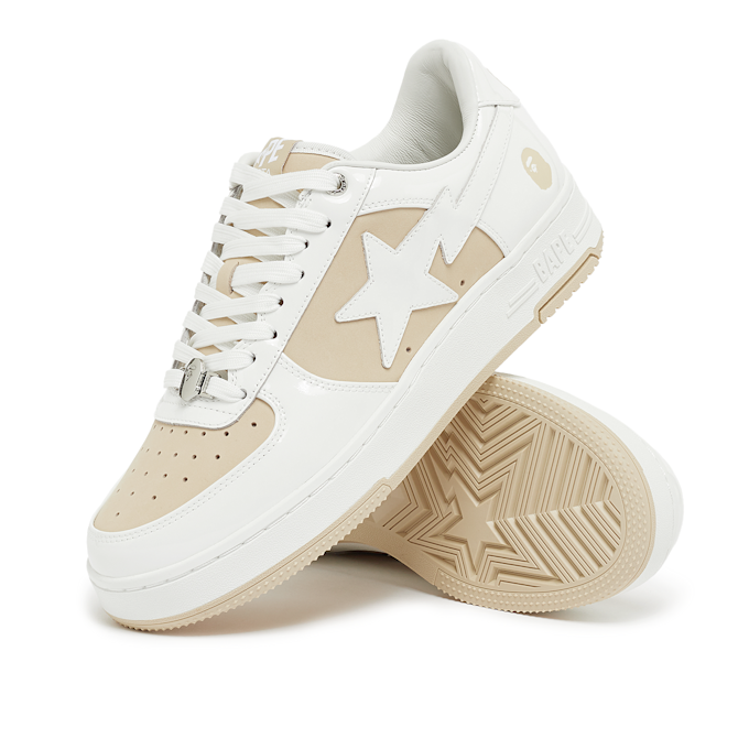 A Bathing Ape Wmns Bape Sta #6 L beige 89656 7