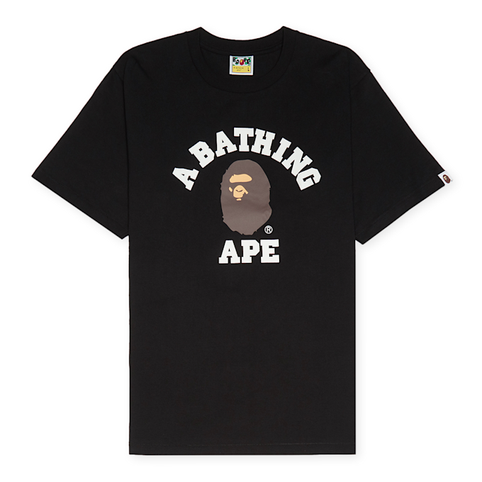 A Bathing Ape College Tee M black 85276 1