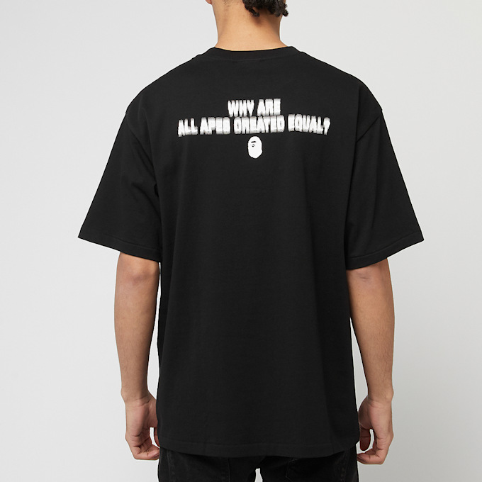 A Bathing Ape&nbsp; Pixal Logo Relaxed Fit Tee noir 90140 4