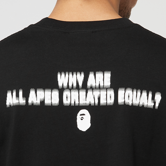A Bathing Ape&nbsp; Pixal Logo Relaxed Fit Tee noir 90140 5