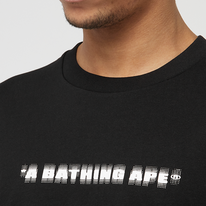 A Bathing Ape Pixal Logo Relaxed Fit Tee schwarz 90140 6
