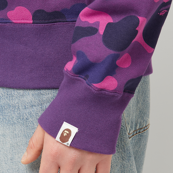 A Bathing Ape Color Camo Pullover Hoodie M roze 89102 6