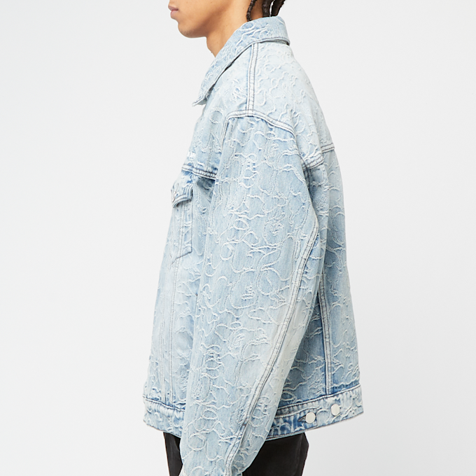 A Bathing Ape Line Camo Jacquard 13Oz Denim Jacket blau 90862 3