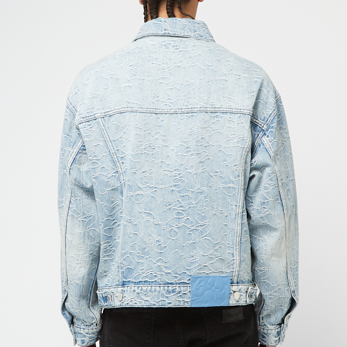 A Bathing Ape Line Camo Jacquard 13Oz Denim Jacket bleu 90862 4