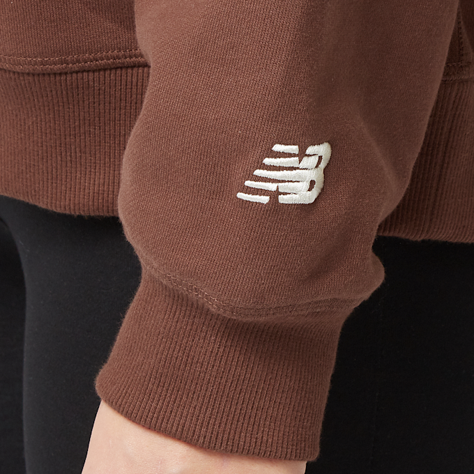 New Balance Wmns Athletics French Terry Crest Crew brun 87078 6