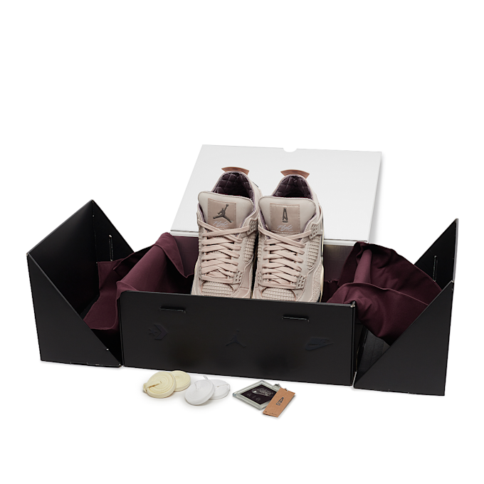 Jordan x A Ma Maniére Air Jordan 4 "Fossil Stone" light pink 87100 8