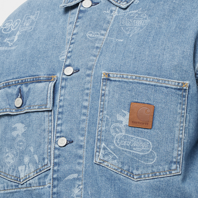 Carhartt WIP Stamp Jacket blauw 88305 5